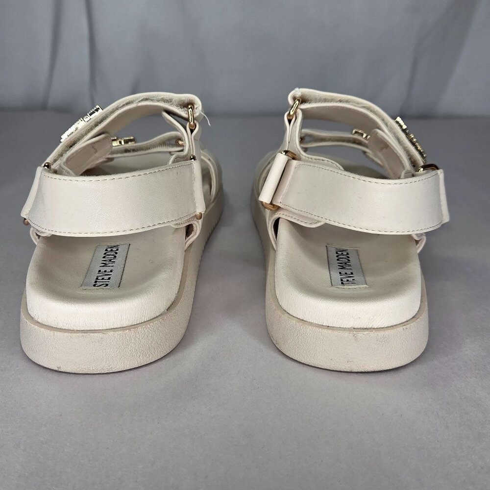 Steve Madden Women's Marnie Slingback Sandal Bone Cream - Picture 4 of 6